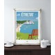 Affiche "Vue sur Etretat"