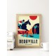 Affiche "Deauville, ville de plaisirs"