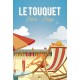 Carte postale "Détente au Touquet"