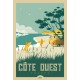 Carte postale "Côte Ouest France"