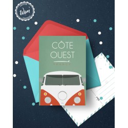 Carte postale "Van vu de face"