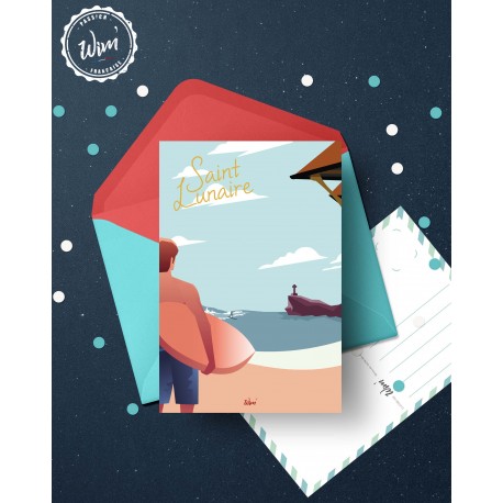 Carte postale "Saint-Lunaire"