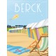 Affiche "Berck Plage"