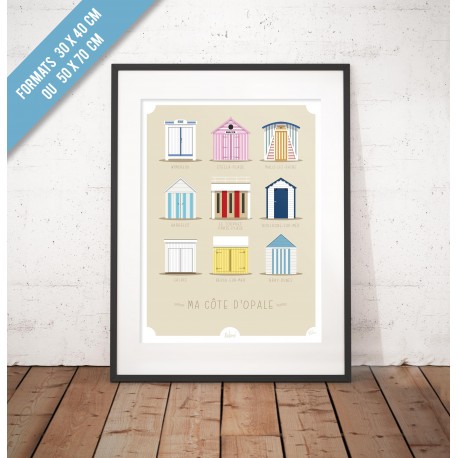 Affiche "Côte d'Opale"