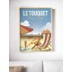 Affiche "Détente au Touquet"