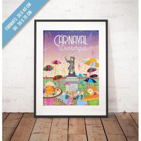 Affiche "Le carnaval de Dunkerque n°2"
