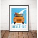 Affiche "Balade à Belle-Ile"