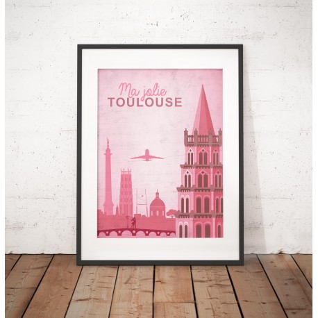 Affiche Ma jolie Toulouse