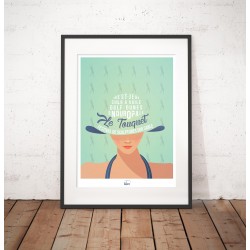 Affiche "Chapeau Touquettois"