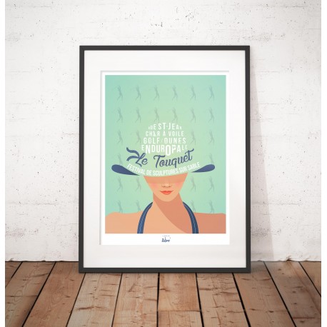 Affiche "Chapeau Touquettois"