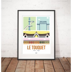 Affiche "Mon Touquet"