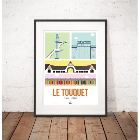 Affiche "Mon Touquet"