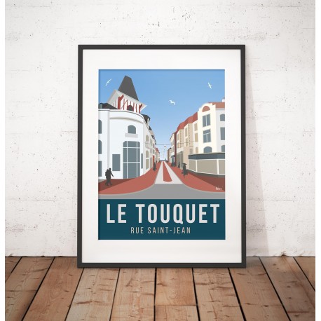 Affiche "La Rue Saint-Jean"