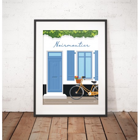 Affiche "Balade sur l'ïle de Noirmoutier"