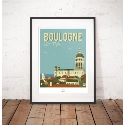 Affiche "Du côté de Boulogne"