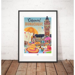 Affiche "Le carnaval de Dunkerque"