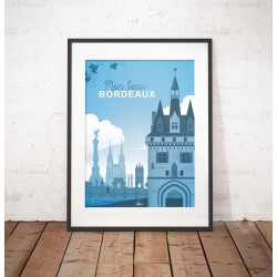 Affiche "Mon beau Bordeaux"
