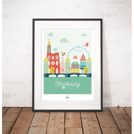 Affiche "Colors of Strasbourg"