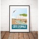 Affiche "Côte d'Opale et Blanc-Nez"