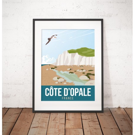 Affiche "Côte d'Opale et Blanc-Nez"
