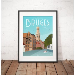 Affiche "Bruges"