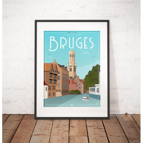 Affiche "Bruges"