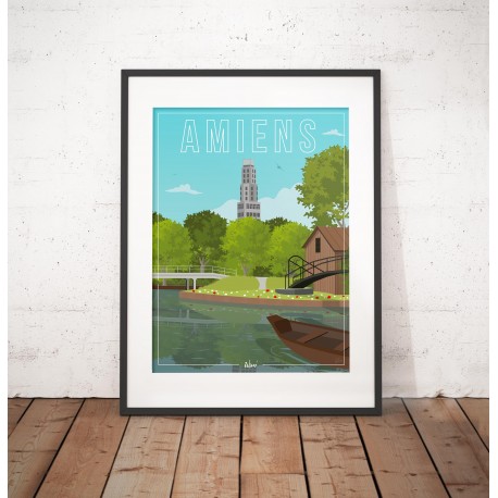 Affiche "Les Hortillonnages d'Amiens"