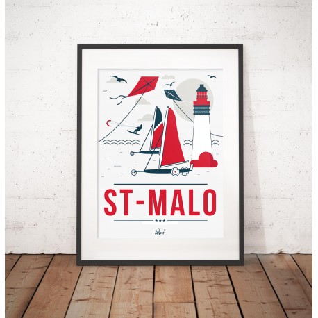 Affiche "Saint-Malo"