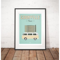 Affiche "Sur la route de Granville"