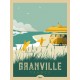 Affiche "Granville plage"