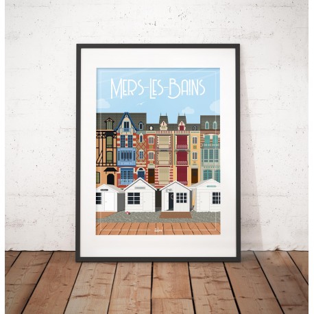 Affiche "Mers-les-Bains"