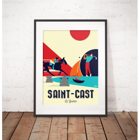 Affiche "Saint-Cast - Le Guildo"