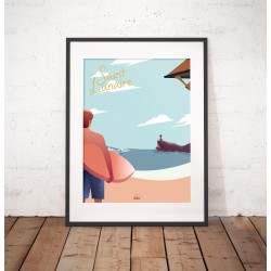 Affiche "Saint Lunaire"
