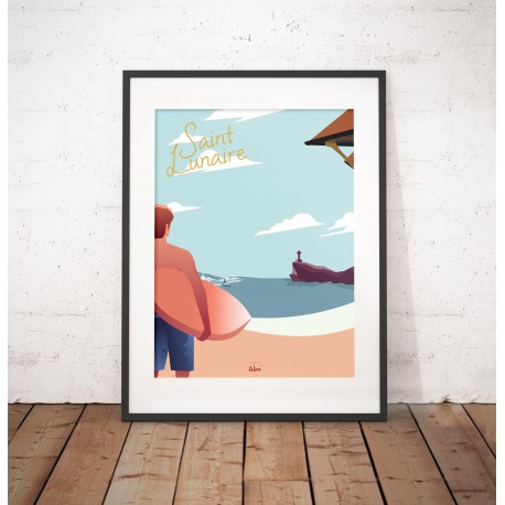 Affiche "Saint Lunaire"