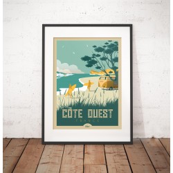 Affiche "La Côte Ouest France"