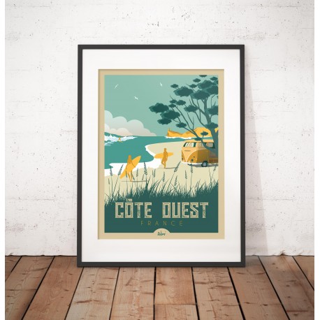 Affiche "La Côte Ouest France"