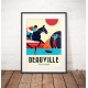 Affiche "Deauville, ville de plaisirs"