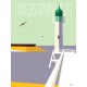 Affiche "Le phare de Deauville"