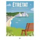 Affiche "Vue sur Etretat"