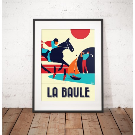 Affiche "La Baule Escoublac"