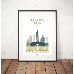 Affiche Ma jolie Toulouse