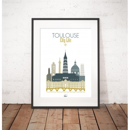 Affiche Ma jolie Toulouse