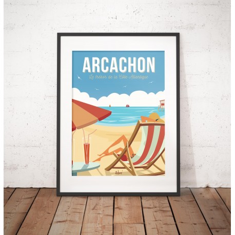 Affiche "Bassin d'Arcachon"