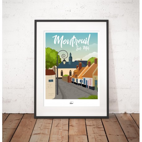 Affiche "rue du Clape à Montreuil"