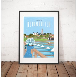 Affiche "Mon Île de Noirmoutier"
