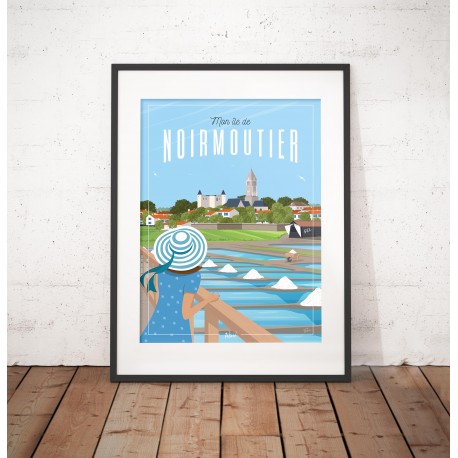 Affiche "Mon Île de Noirmoutier"